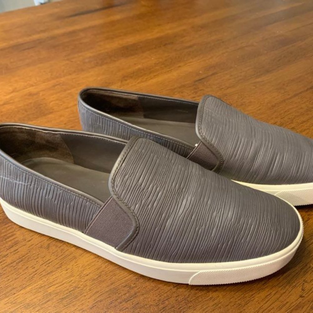 VINCE Blair Gray Slip-on Sneakers